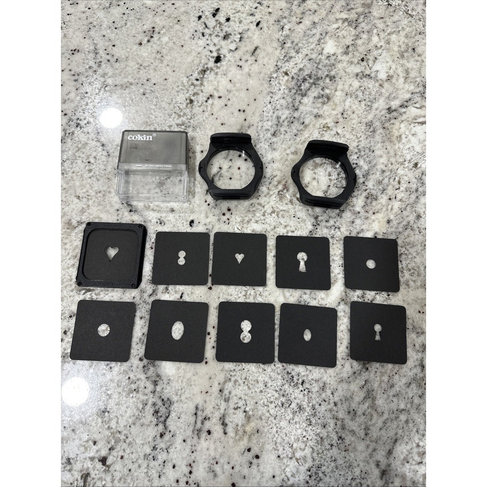 Cokin Filter 13 Piece Lot - 10 Filters, 2 Adapter Rings, 1 Filter‎ Holder